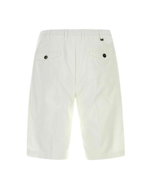 PT Torino White Casual Shorts for men