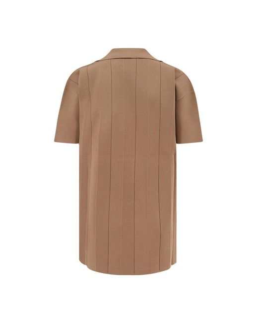 Max Mara Brown Polo Shirts