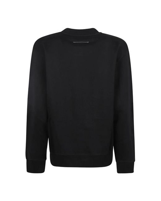 MM6 by Maison Martin Margiela Black Sweatshirts