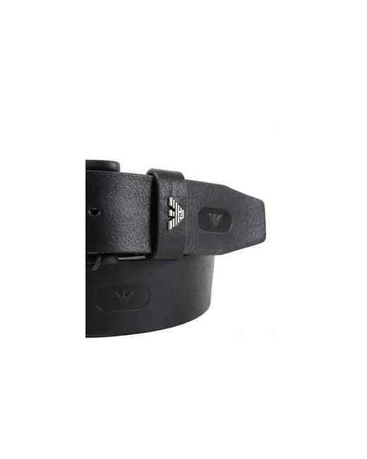Emporio Armani Black Belts