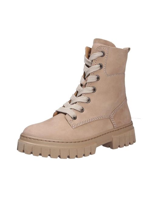 Gabor Brown Damen Schnürstiefelette