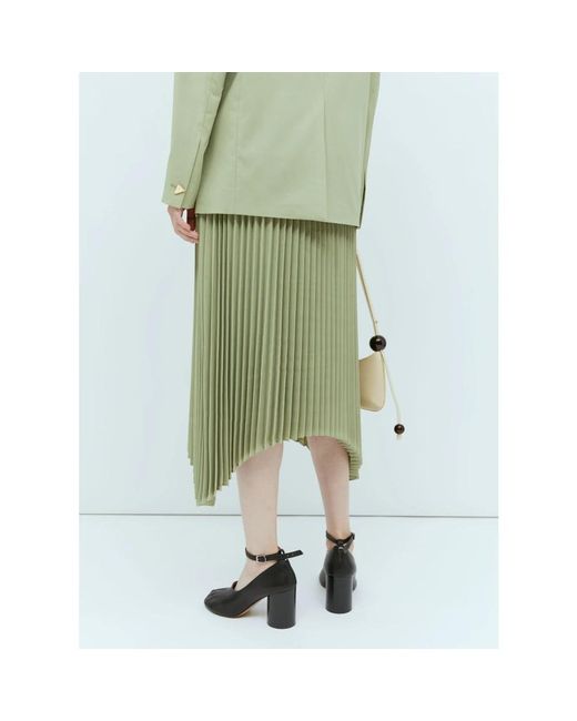 Rejina Pyo Green Midi Skirts