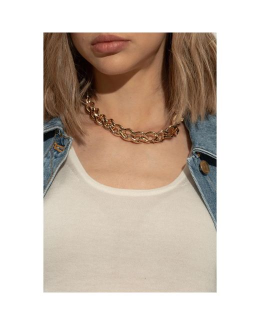 Necklaces Tory Burch de color Metallic