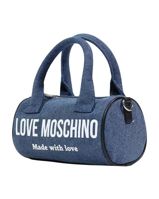 Love Moschino Blue Handbags