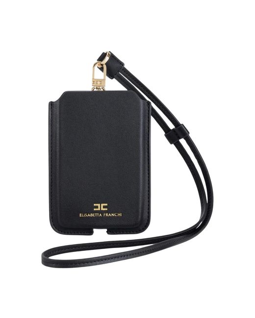 Phone Accessories Elisabetta Franchi en coloris Black