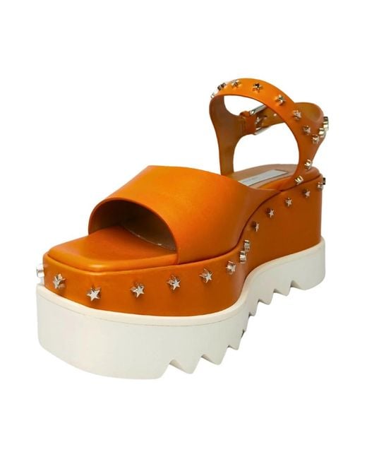 Stella McCartney Orange Wedges