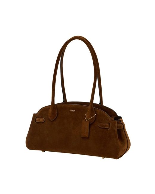 COACH Brown Shoulder Bags