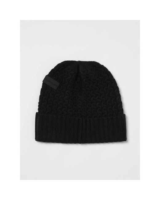 Emporio Armani Black Beanies for men
