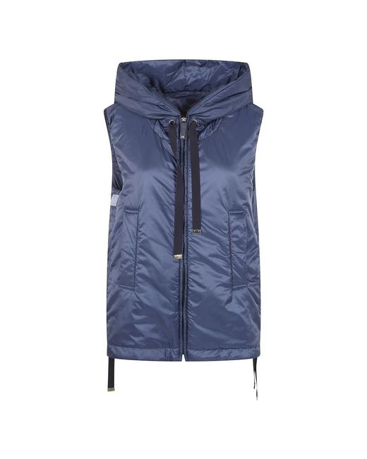 Max Mara Blue Waistcoats
