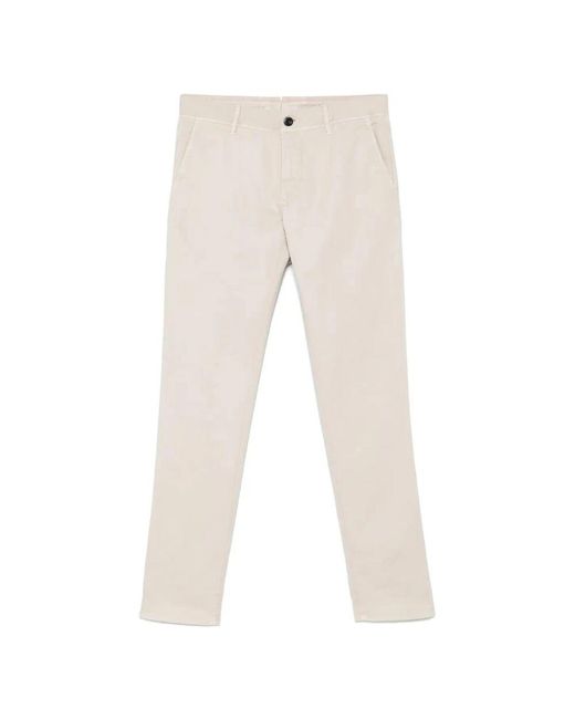 Incotex Lässige Baumwollhose in Natural für Herren