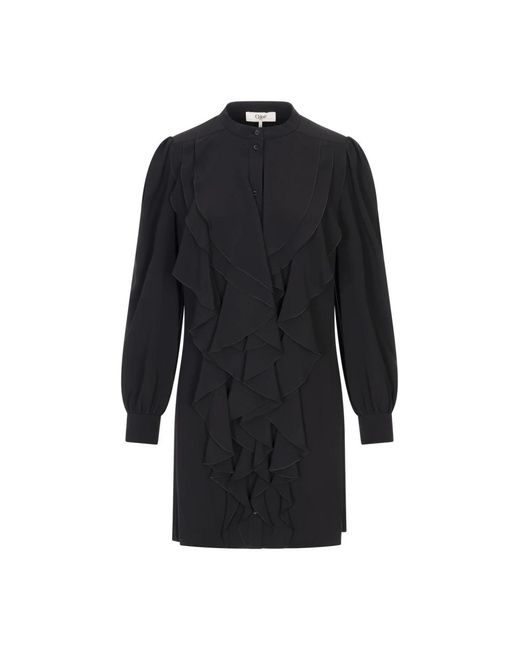 Chloé Black Short Dresses