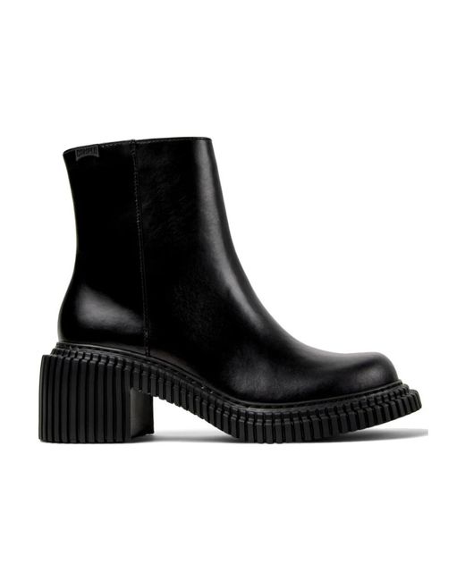 Camper Black Heeled Boots