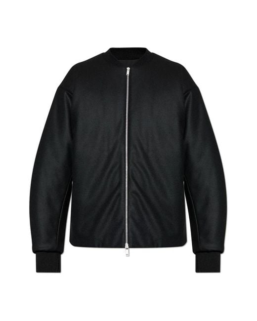 Jil Sander Black Bomber Jackets for men