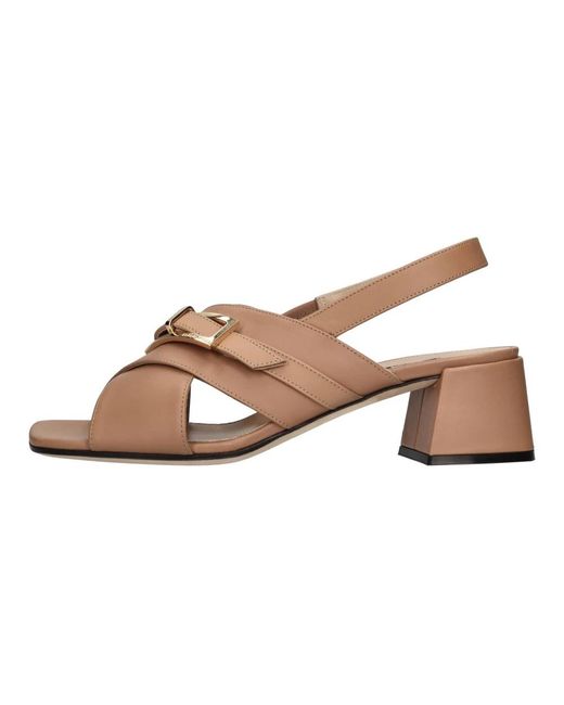 Sergio Rossi Brown High Heel Sandals