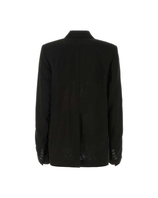 Ann Demeulemeester Blazers in het Black