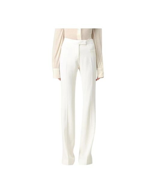 Tom Ford White Tailored Wide Leg Pants