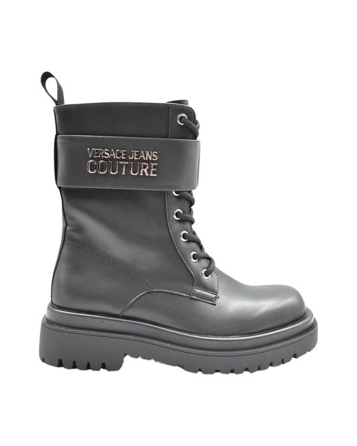 Lace-Up Boots Versace Jeans Couture de color Gray