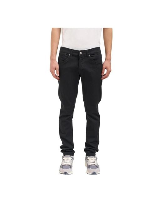 Dondup Black Slim-Fit Jeans for men