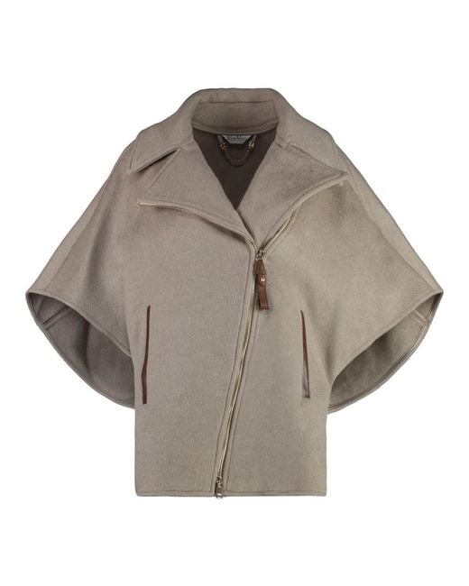 Max Mara Gray Capes