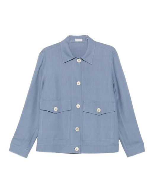 Cardigans Brunello Cucinelli de color Blue