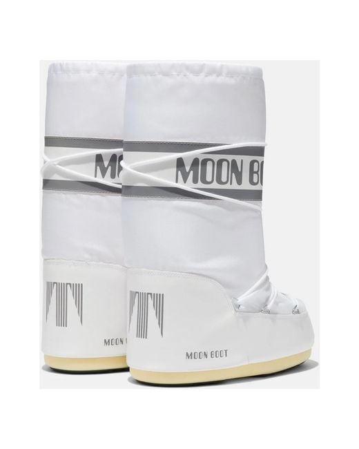 Moon Boot White Icon High