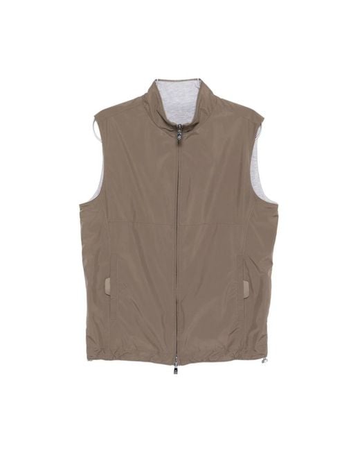 Vests Corneliani pour homme en coloris Brown