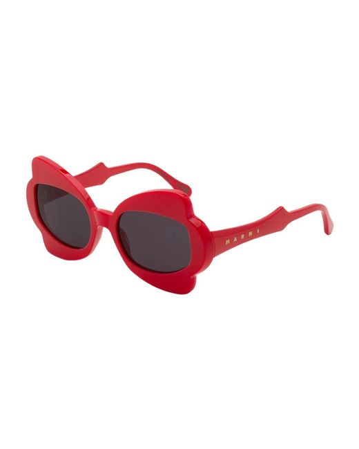 Marni Red Sunglasses