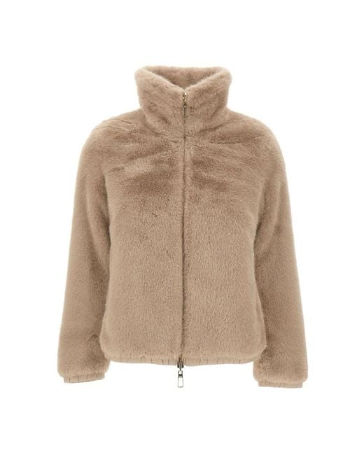 DUNO Natural Faux Fur & Shearling Jackets