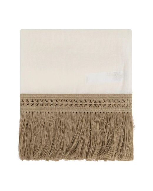 Max Mara Natural Leinenschal grammo