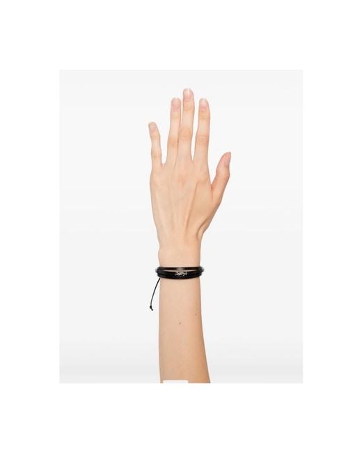 Saint Laurent Accessoires ,Zwart ,Cerato Armband in het Black voor heren