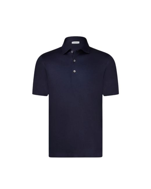 Gran Sasso Blue Polo Shirts for men