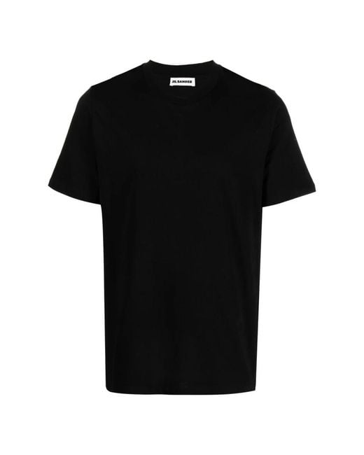 T-Shirts di Jil Sander in Black da Uomo