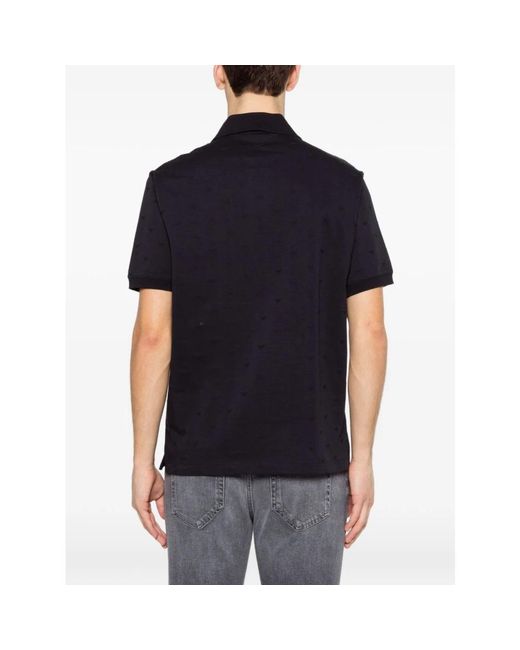 Emporio Armani Black Polo Shirts for men