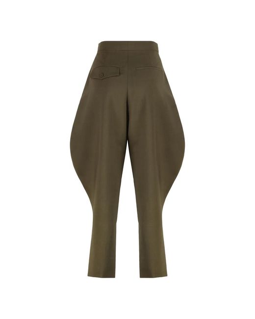 Fendi Green Tapered Trousers