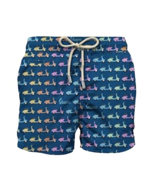 Mc2 Saint Barth Blue Beachwear for men