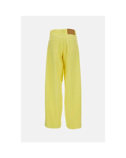 Haikure Yellow Wide Trousers