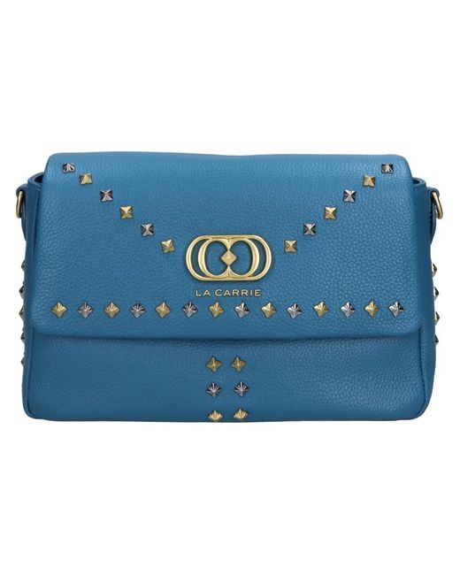La Carrie Blue Shoulder Bags