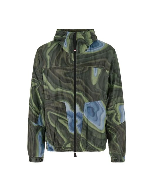Moncler Jassen ,Veelkleurig ,Polyester Stijlvolle Jassen Voor Mannen En Vrouwen in het Green voor heren