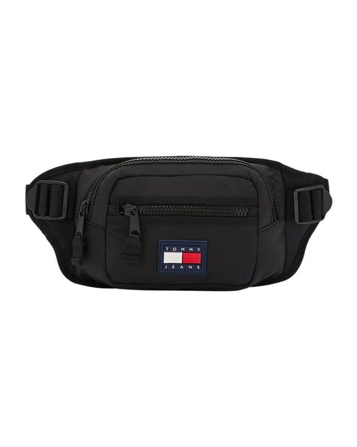 Tommy Hilfiger Black Belt Bags for men