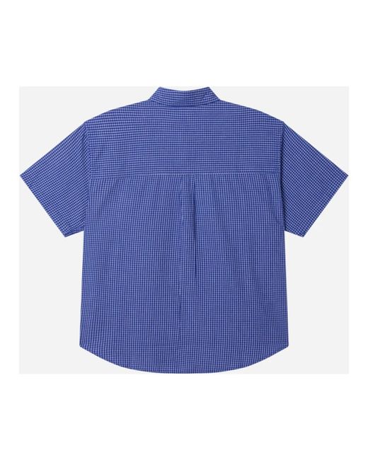 Obey Blue Short Sleeve Shirts for men
