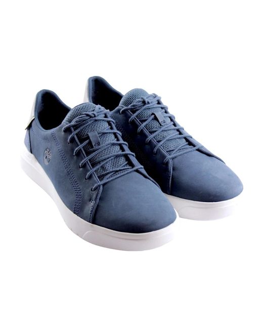 Timberland Dunkle denim casual sneakers in Blue für Herren