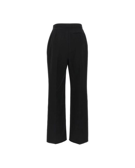 Givenchy Broeken ,Zwart ,Wol Tuxedo Cigarette Pants in het Black