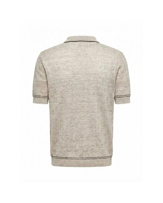 Peserico Natural Polo Shirts for men