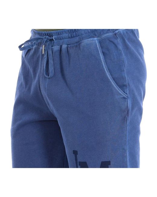 La Martina Blue Casual Shorts for men