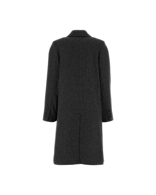 A.P.C. Black Double-Breasted Coats
