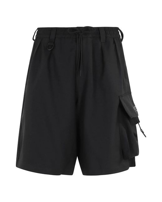 Y-3 Black Casual Shorts for men