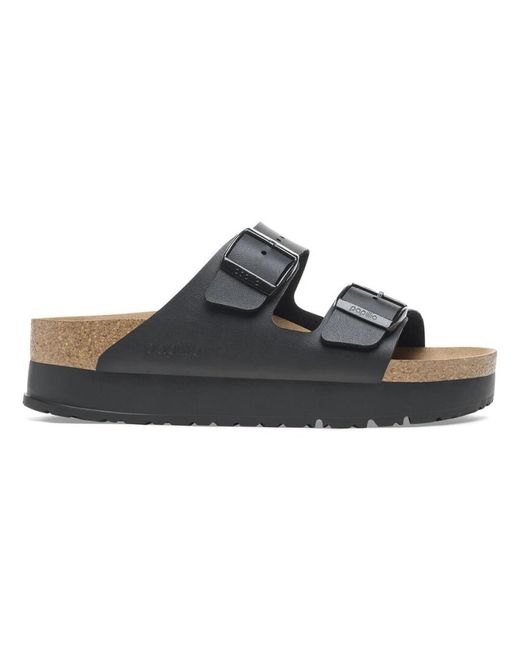 Birkenstock Black Arizona Pap Flex Platform Birko-flor 5