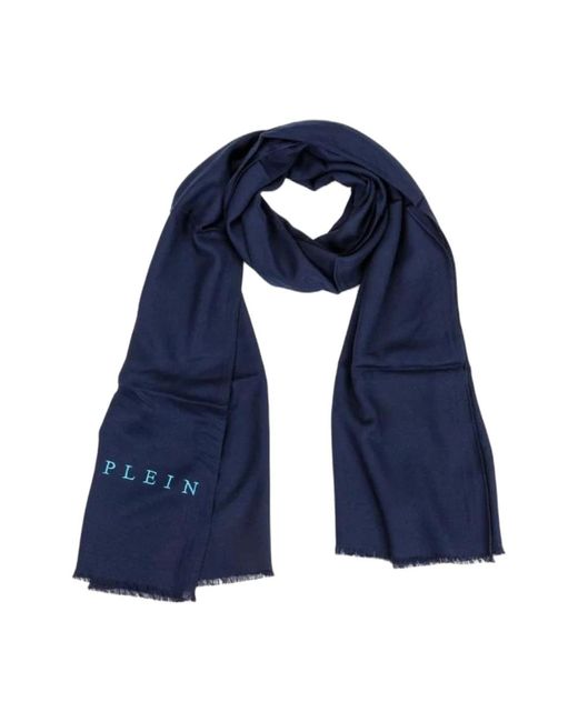 Philipp Plein Blue Scarves for men