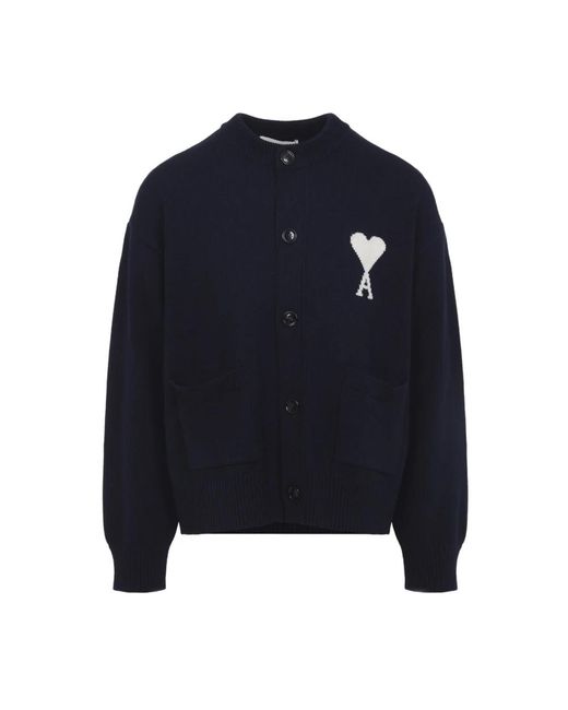 AMI Blue Cardigans for men