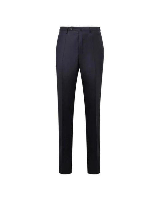 Incotex Blue Suit Trousers for men